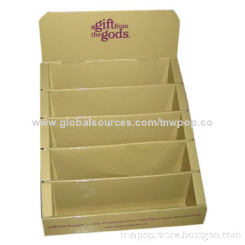 POP Cardboard counter display, suitable for greeting cards, eye-catching, strong, can be customized